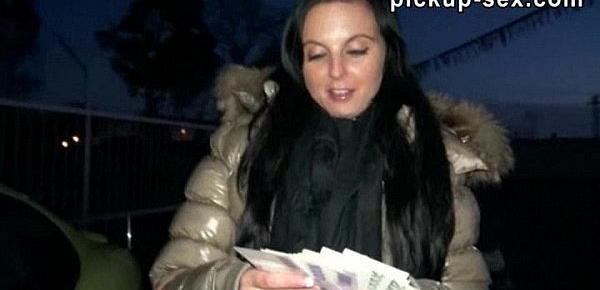  Amateur eurobabe Tereza Becker fucked and facialed for cash